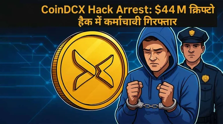 CoinDCX Hack Arrest: $44M क्रिप्टो चोरी में कर्मचारी गिरफ्तार