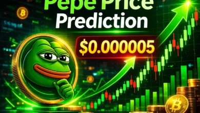 Pepe Coin Price 20% उछला, $0.000005 Target पर Analysts की नजर